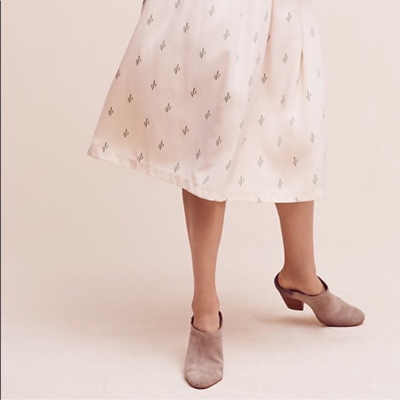 ANTHROPOLOGIE / CHRISTINE ALCALAY Cacti Midi Skirt - Sz S - Picture 3 of 13